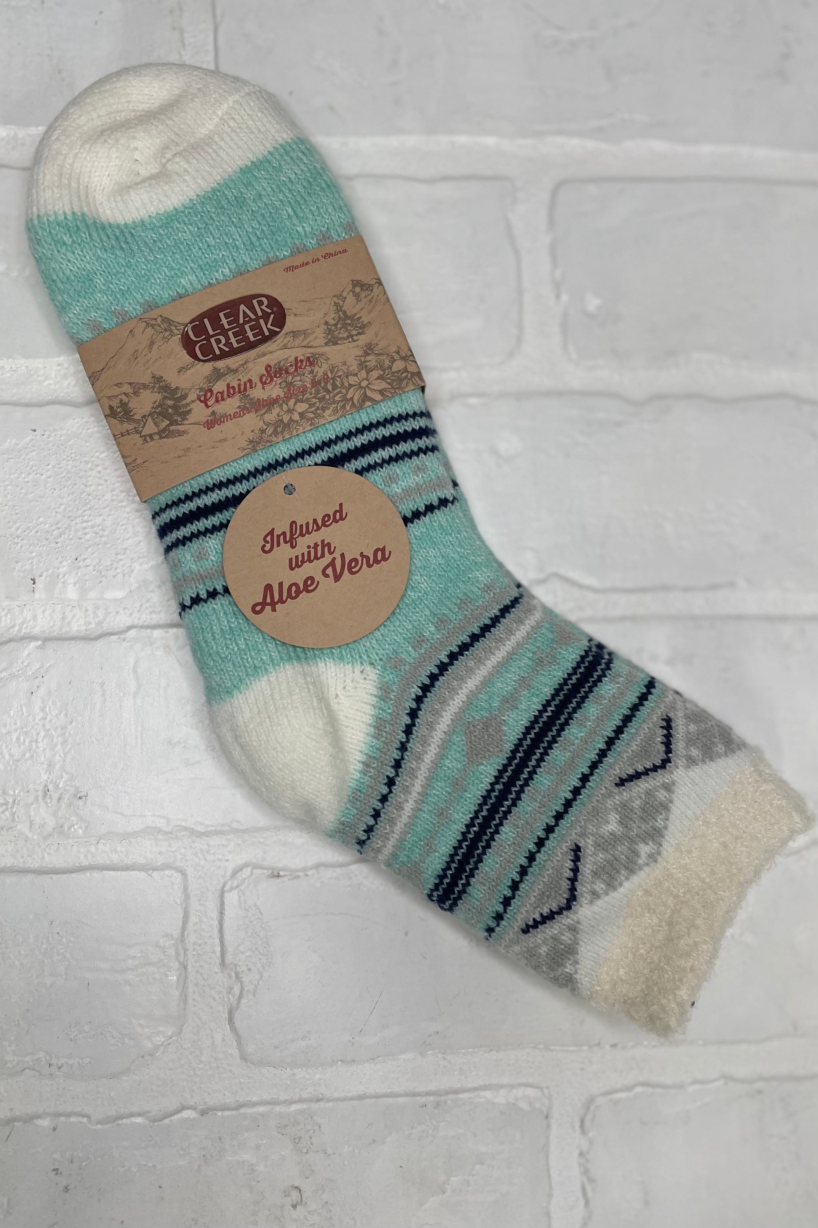 CC Aqua Diamond Aloe Socks