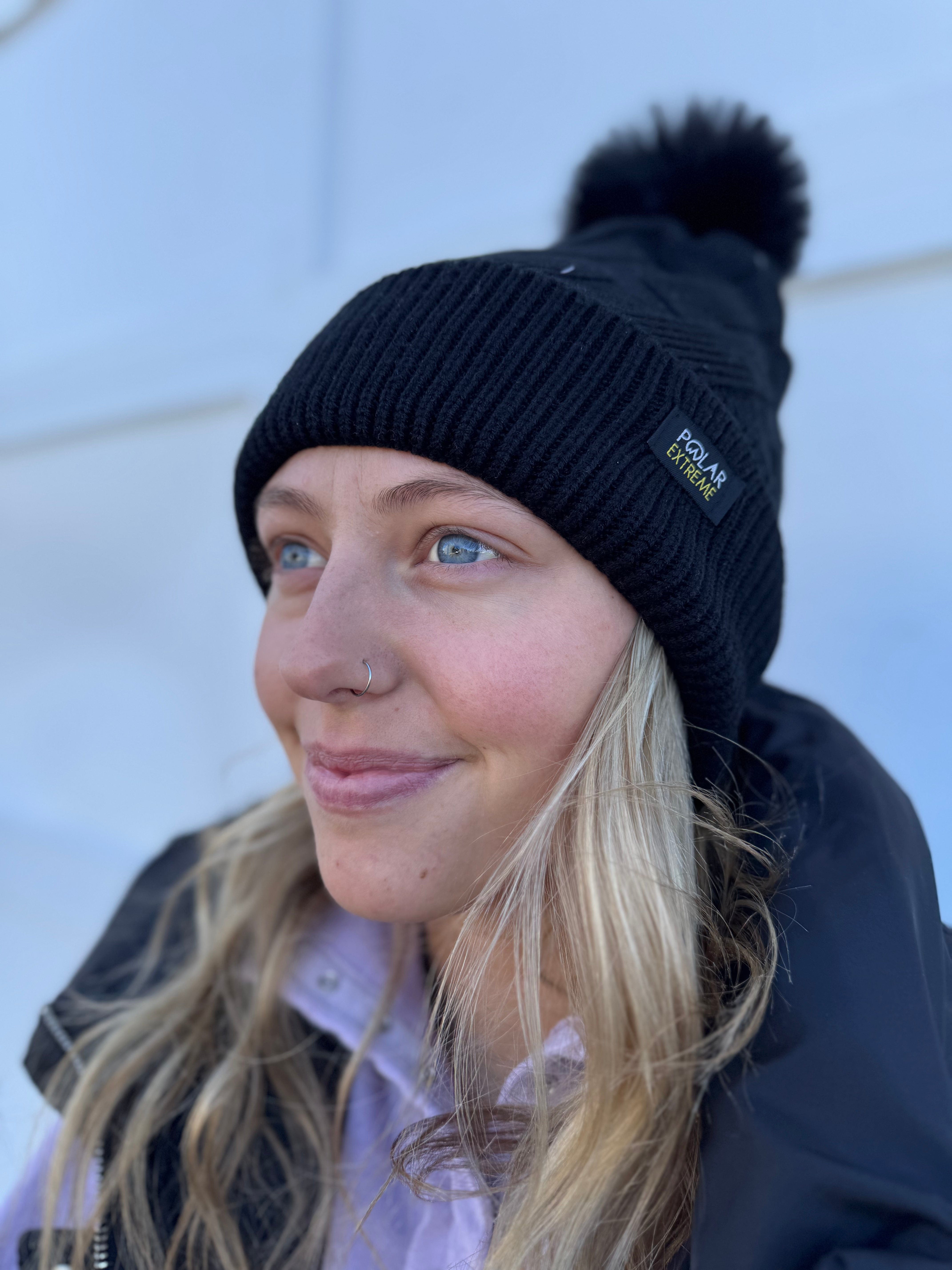 Polar Extreme Women's Sherpa Lined Braided Hat