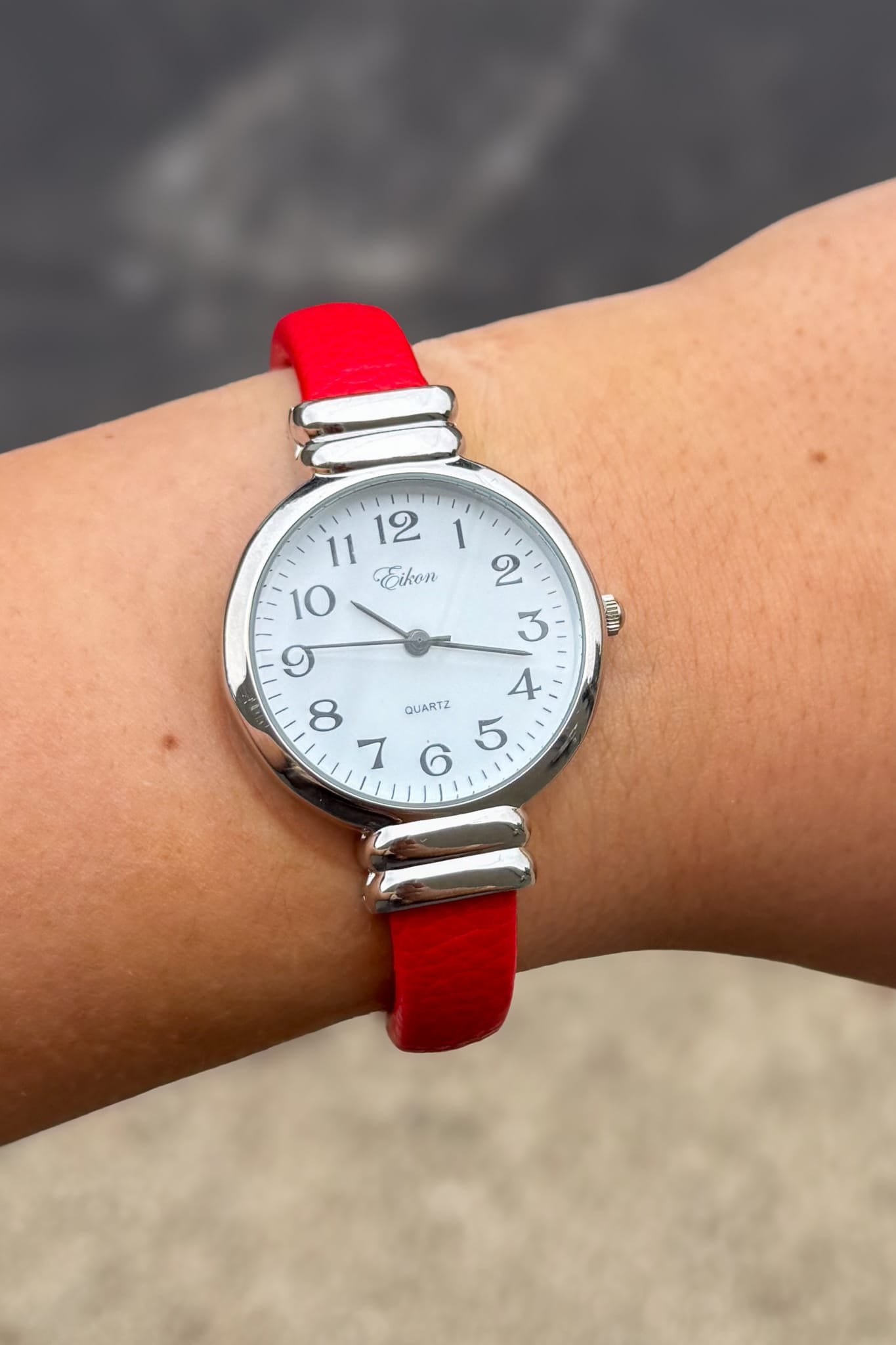 Red Bangle Watch