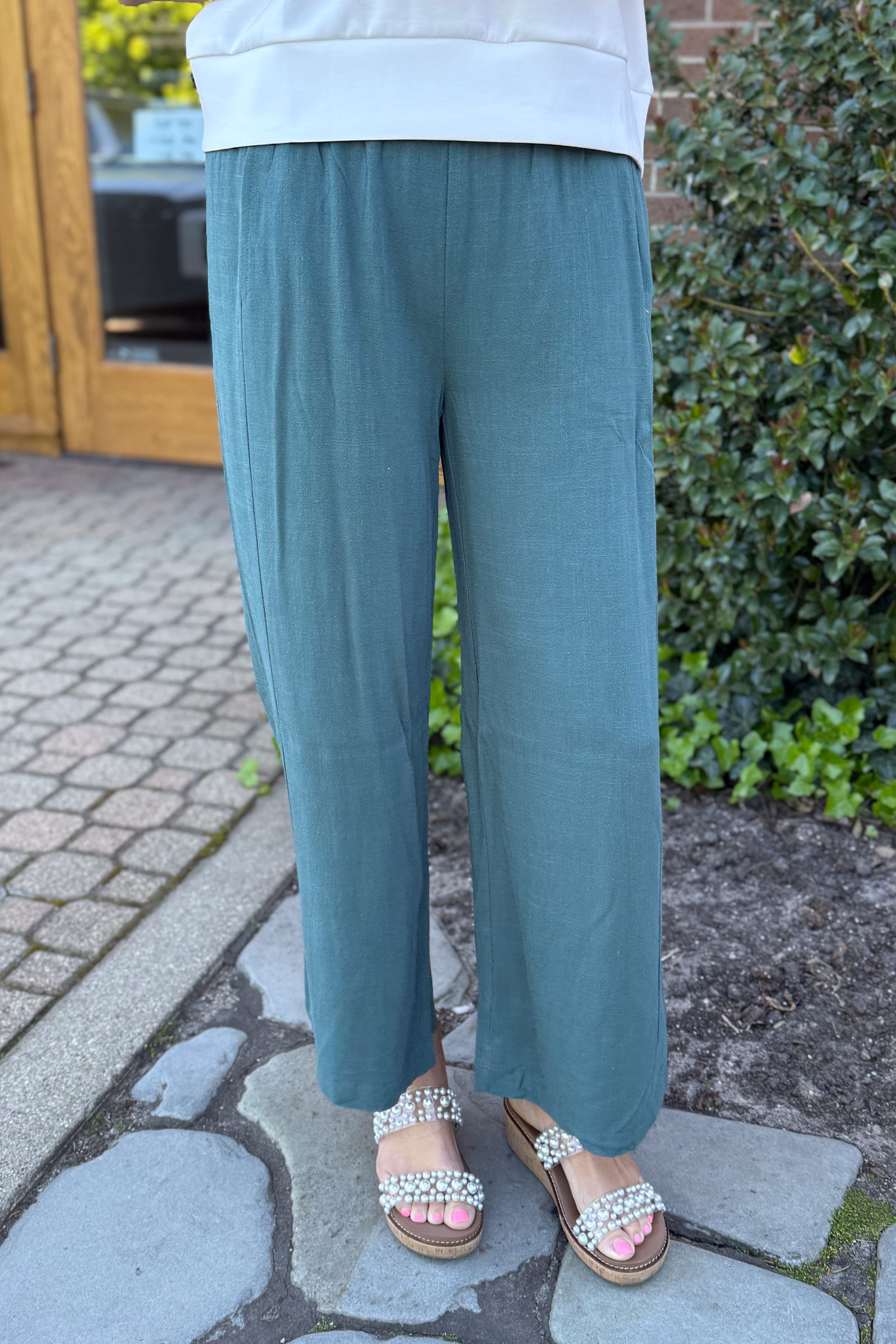Lagoon Rayon Wide Leg Pant