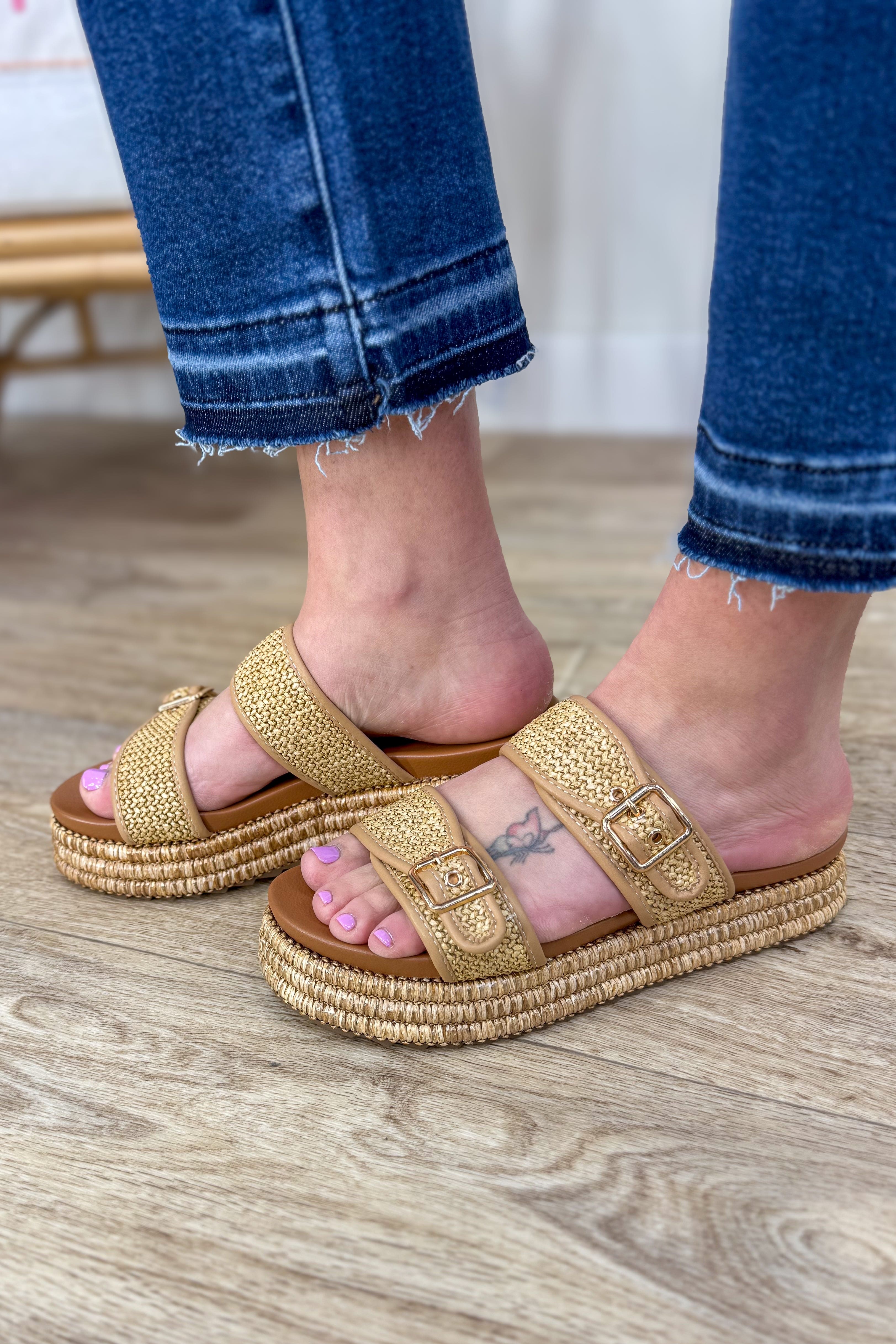 Natural Lorena Sandal