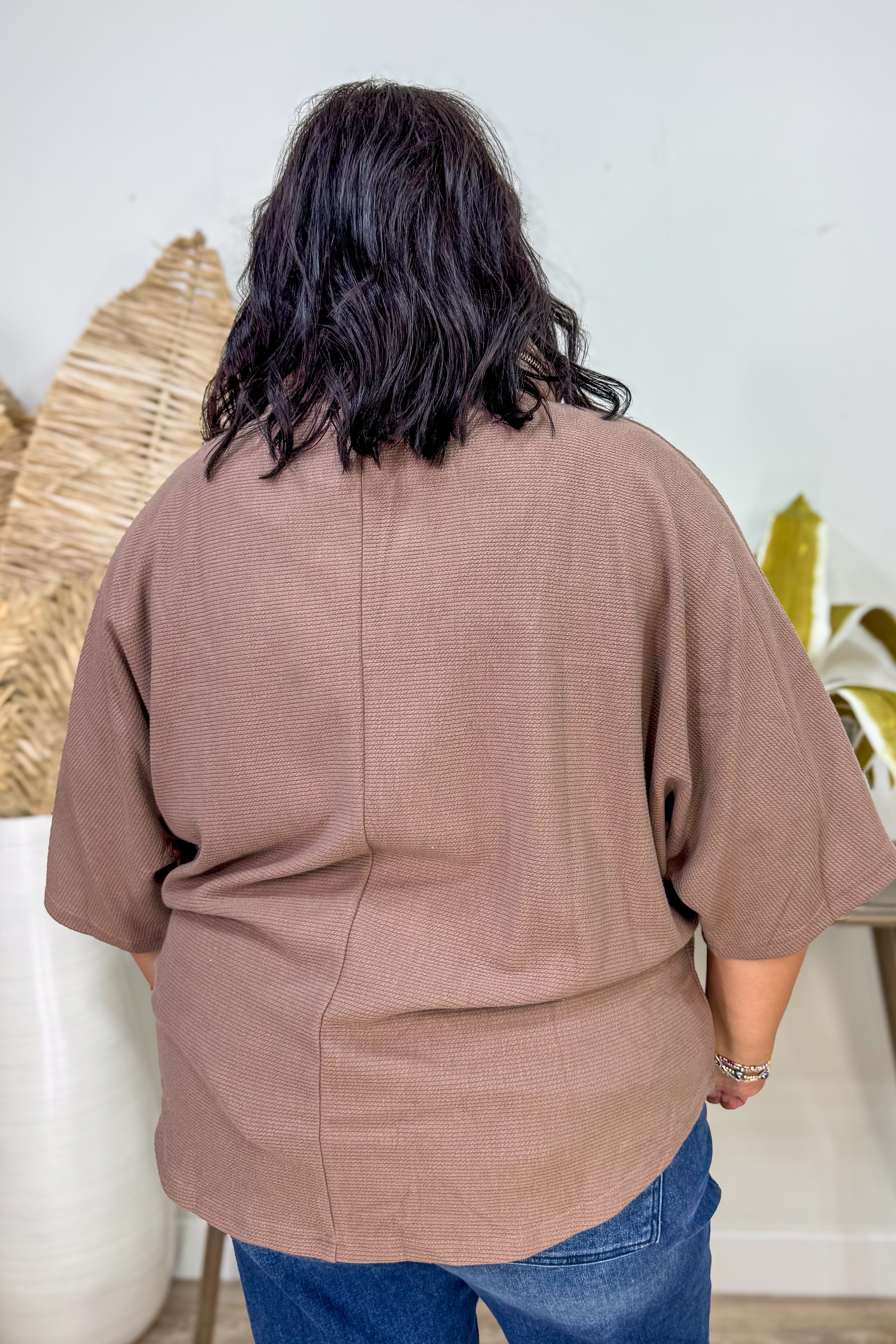 Coco Zip Cowl Top back