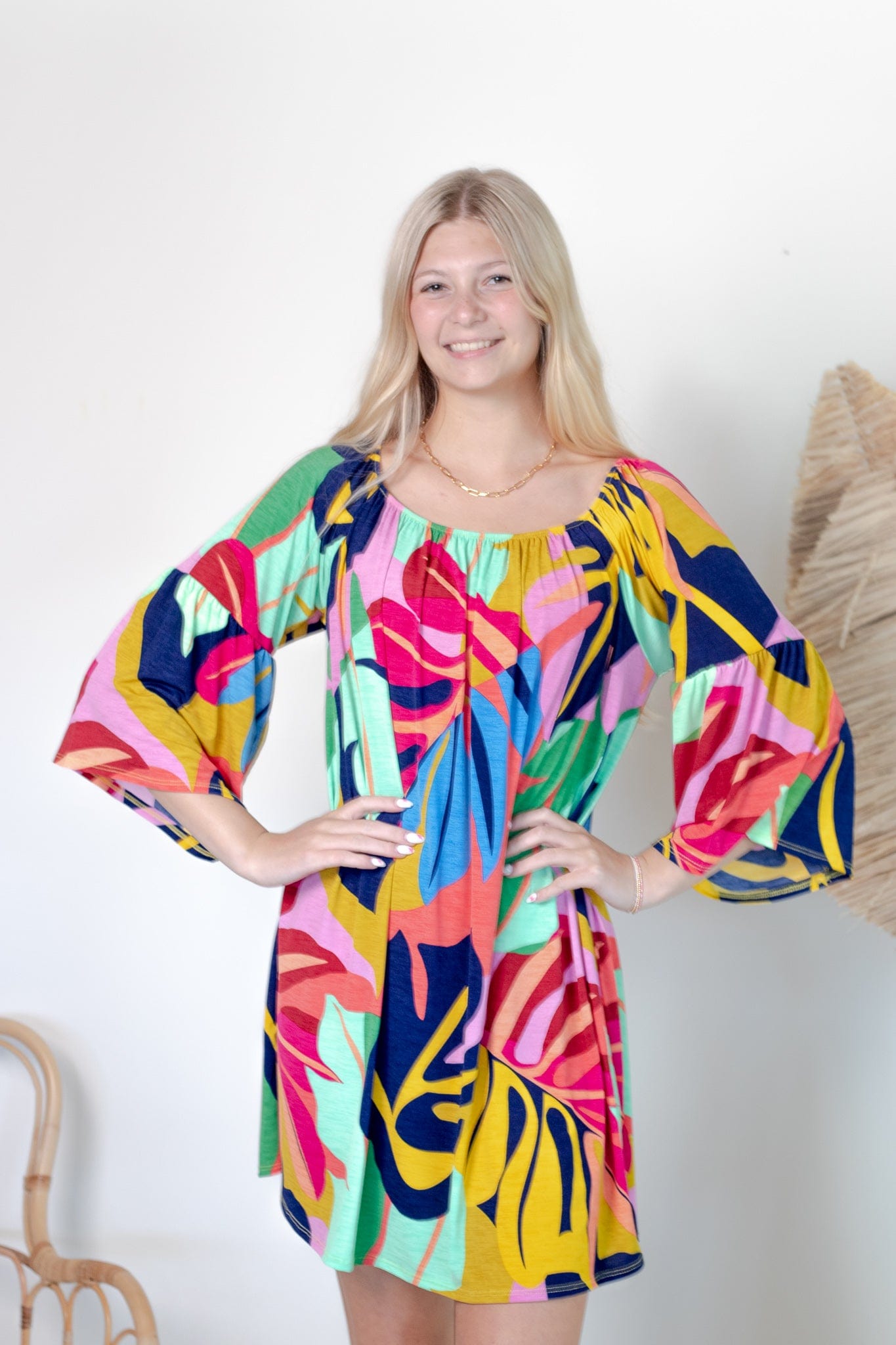 Mod Botanical Dress