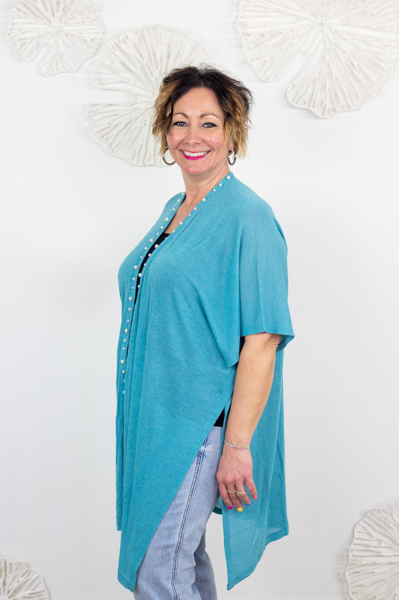 Blue Pearl Kimono