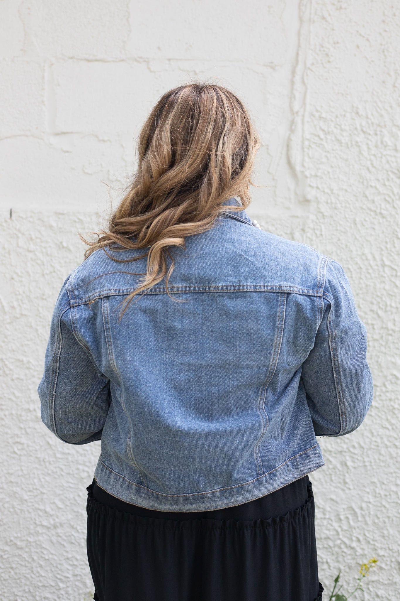 Pearl It Up Denim Jacket
