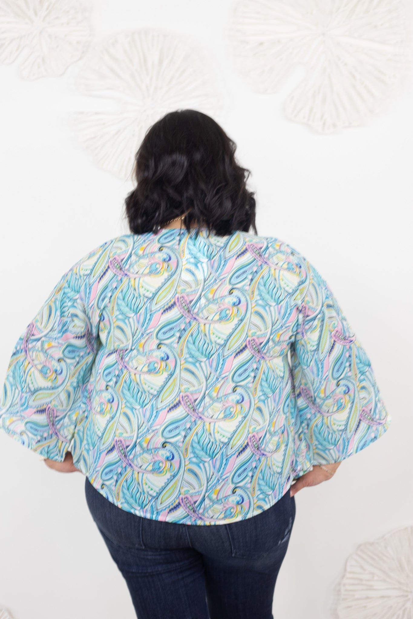 Paisley Chiffon Popover