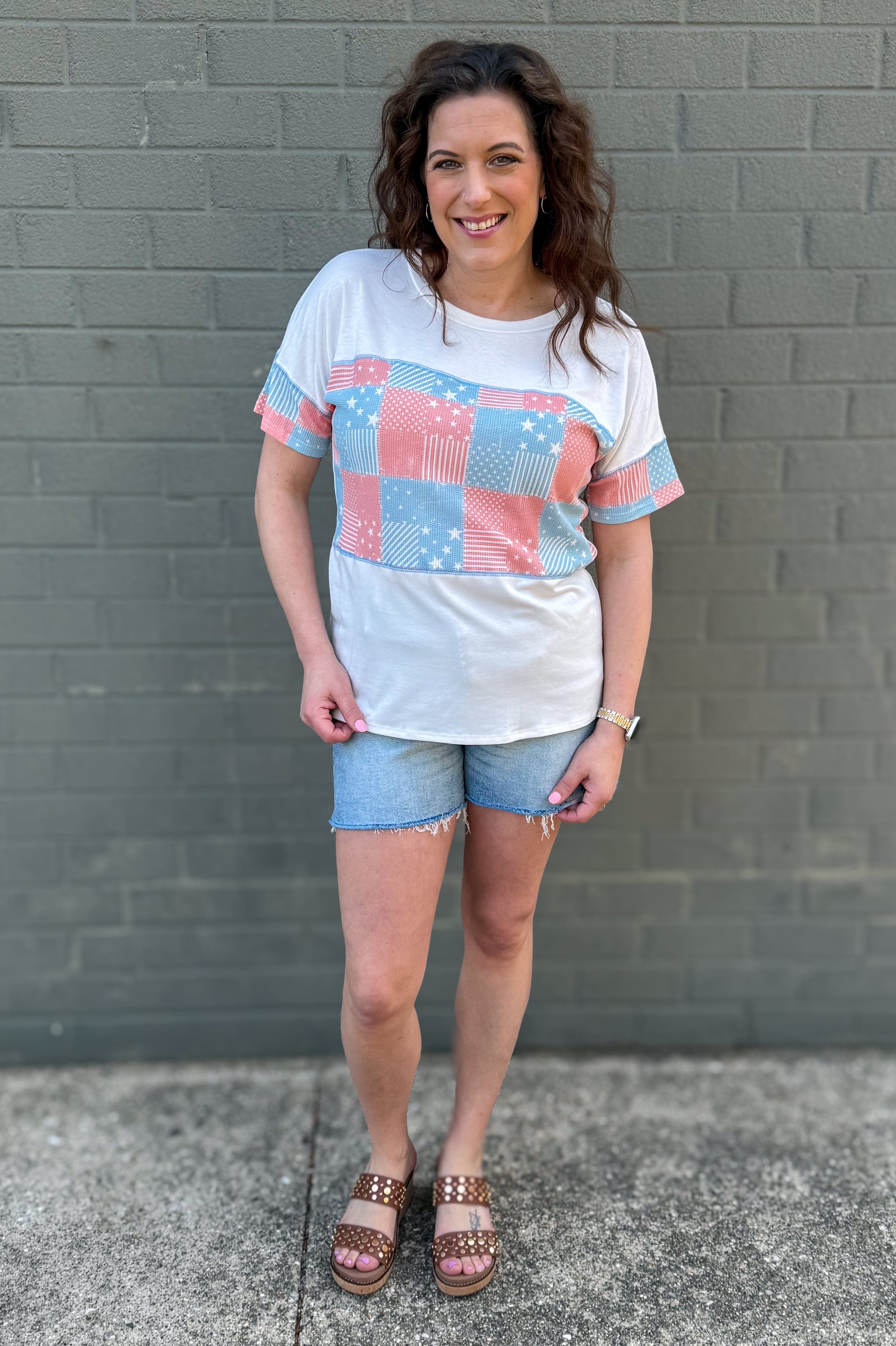 Stars & Stripes Top styled
