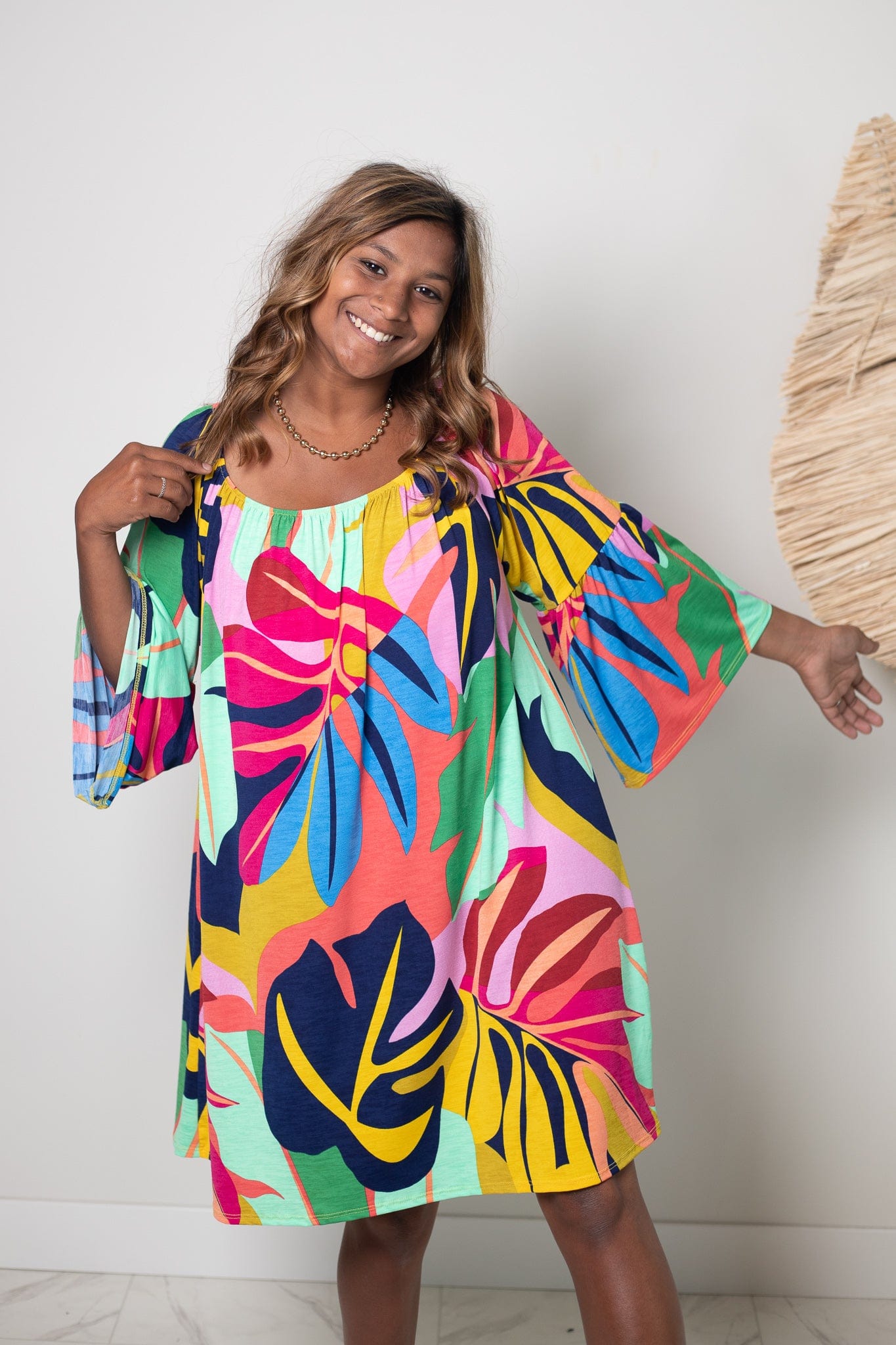 Mod Botanical Dress
