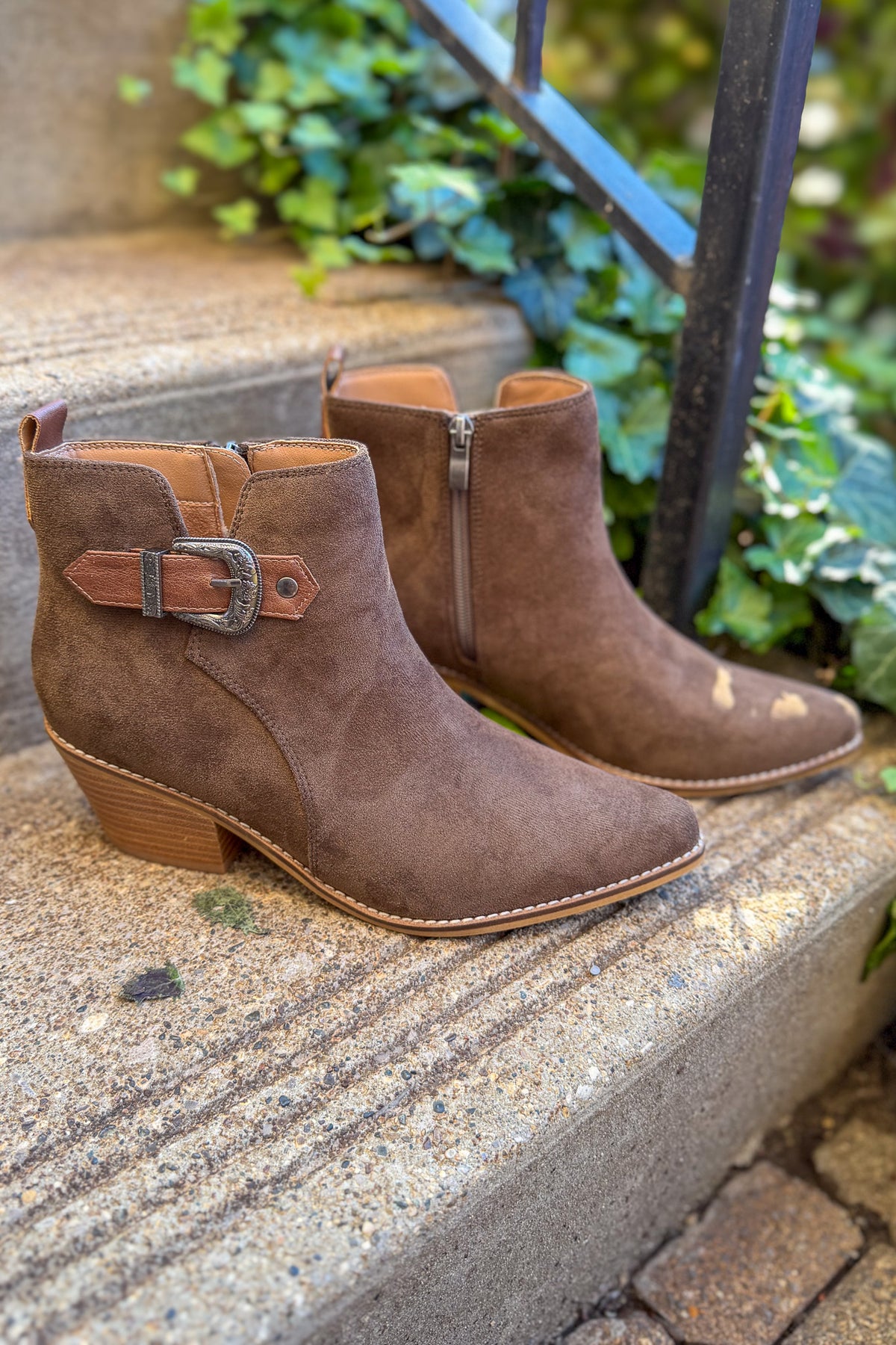 Corkys Moss Faux Suede On The Lookout Boots