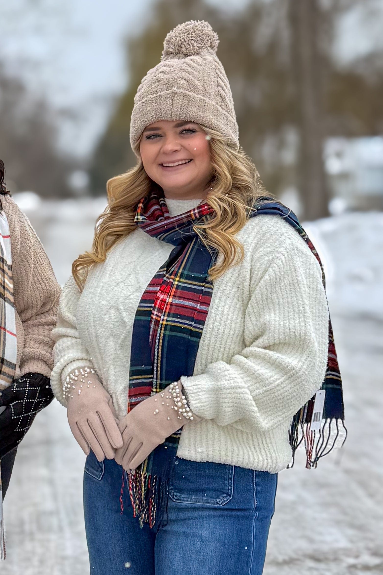 Ivory Soft Ribbed Sweater