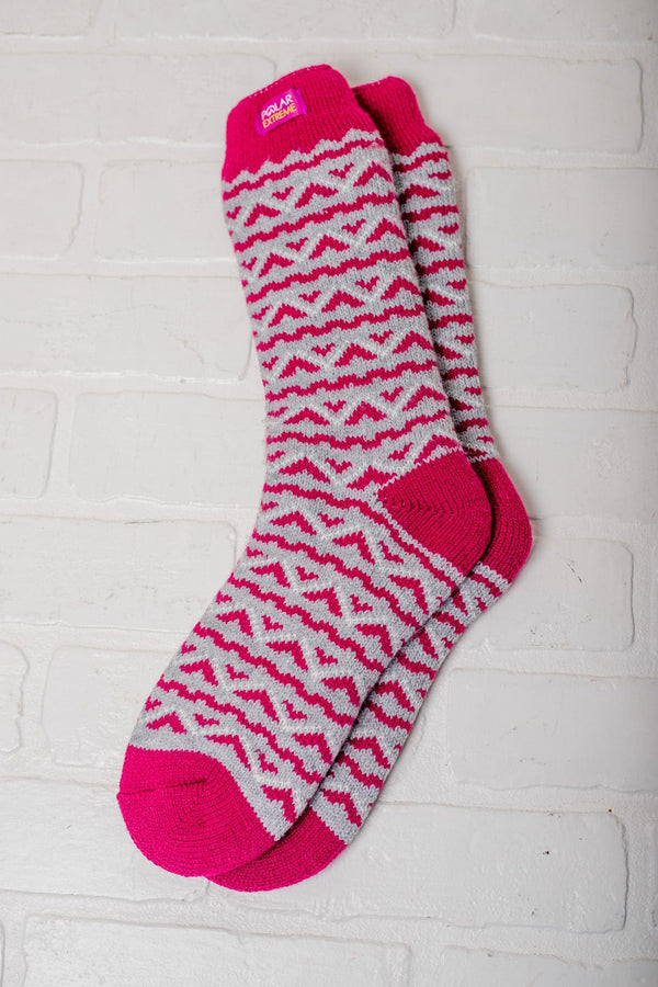 Socks-Ladies Polar Extreme Thermal Heat Sock, Marled - Wholesale