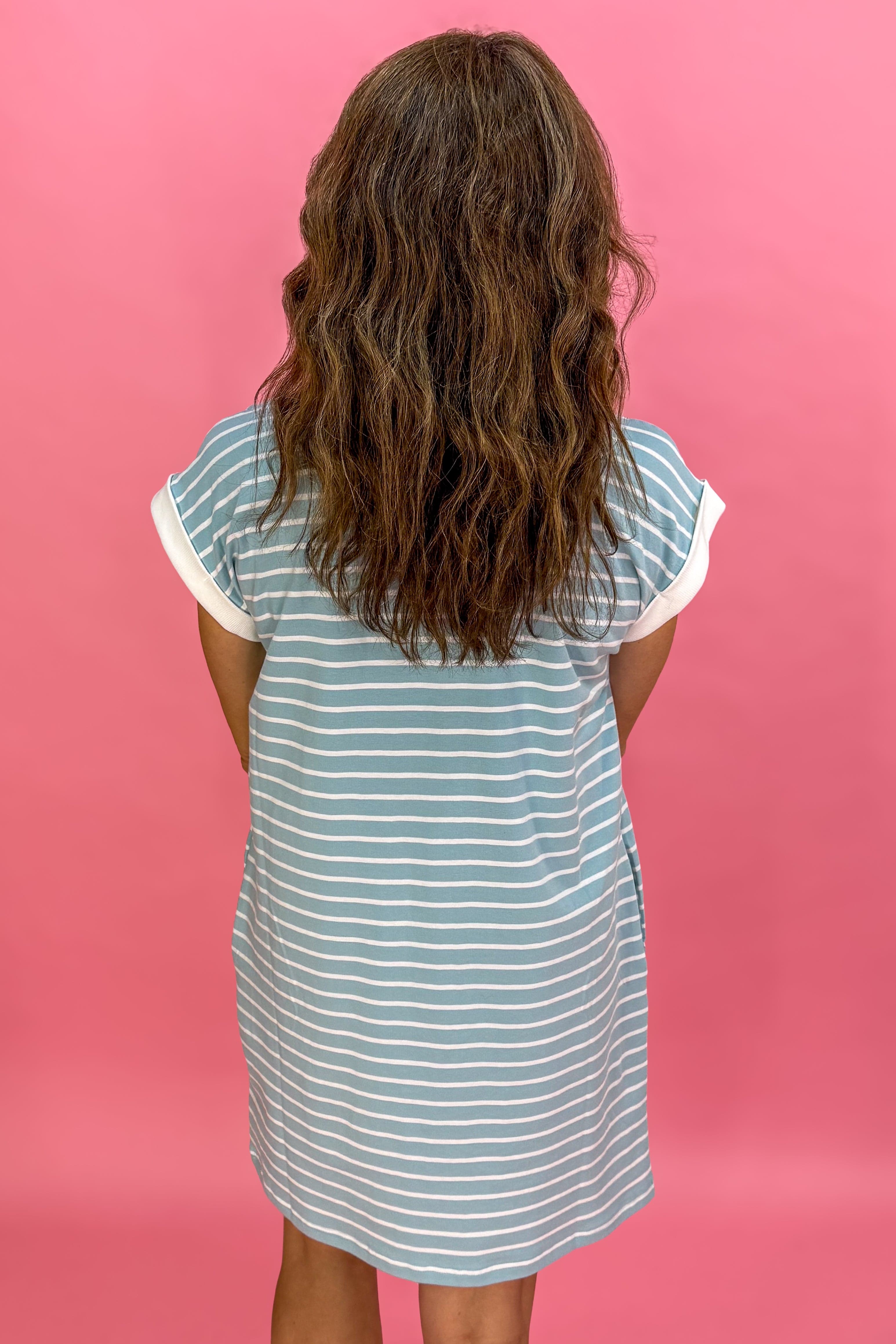 Sea Angel Stripe T-Shirt Dress back