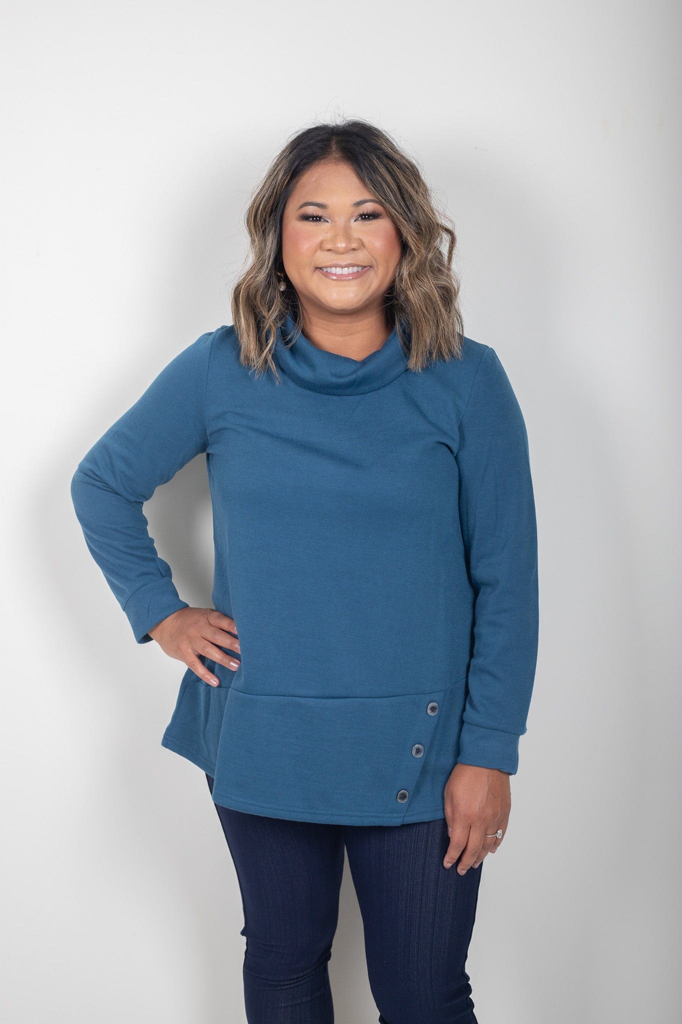 Teal Cozy Tunic