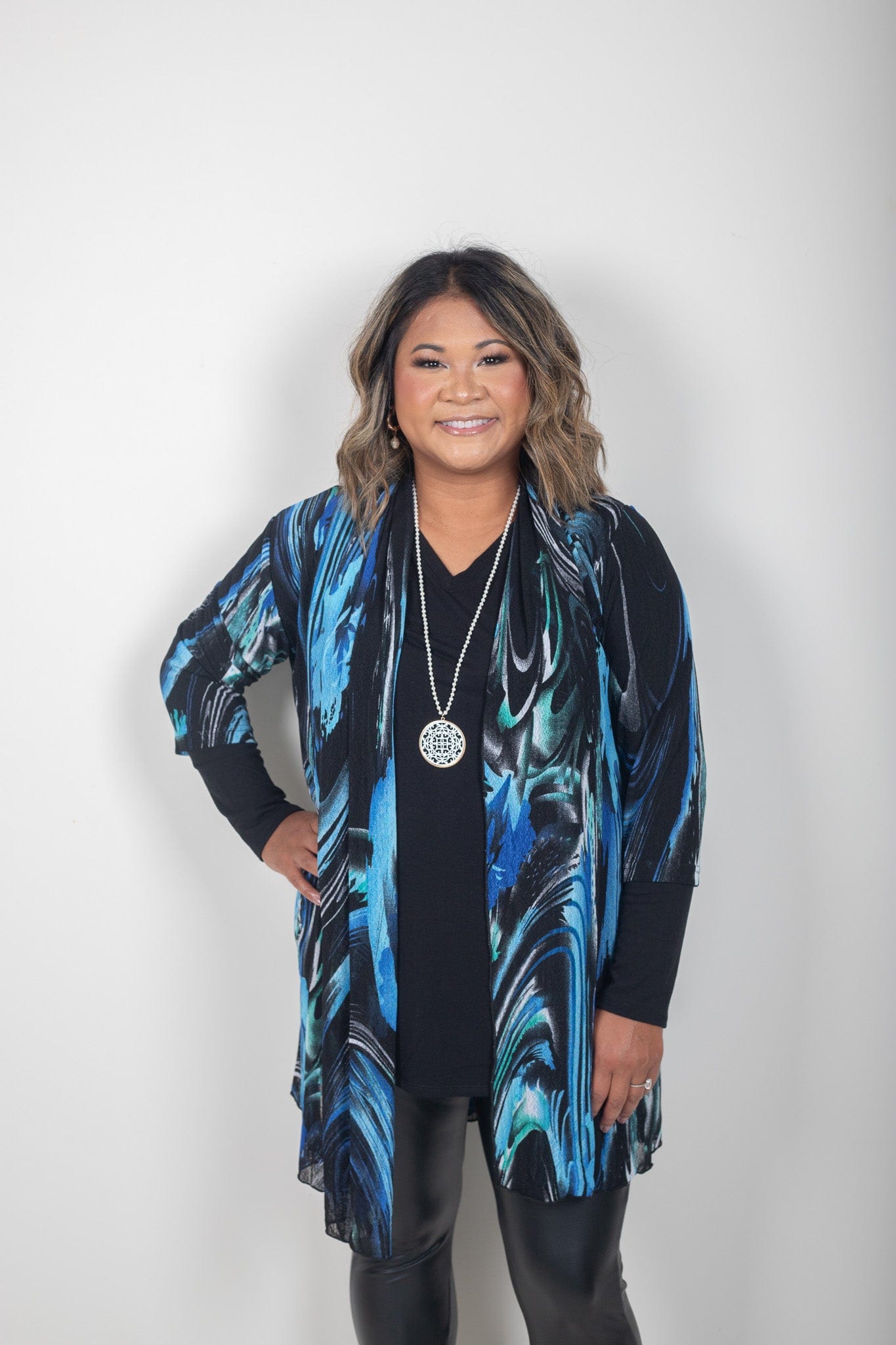 Blue Waves Cardigan