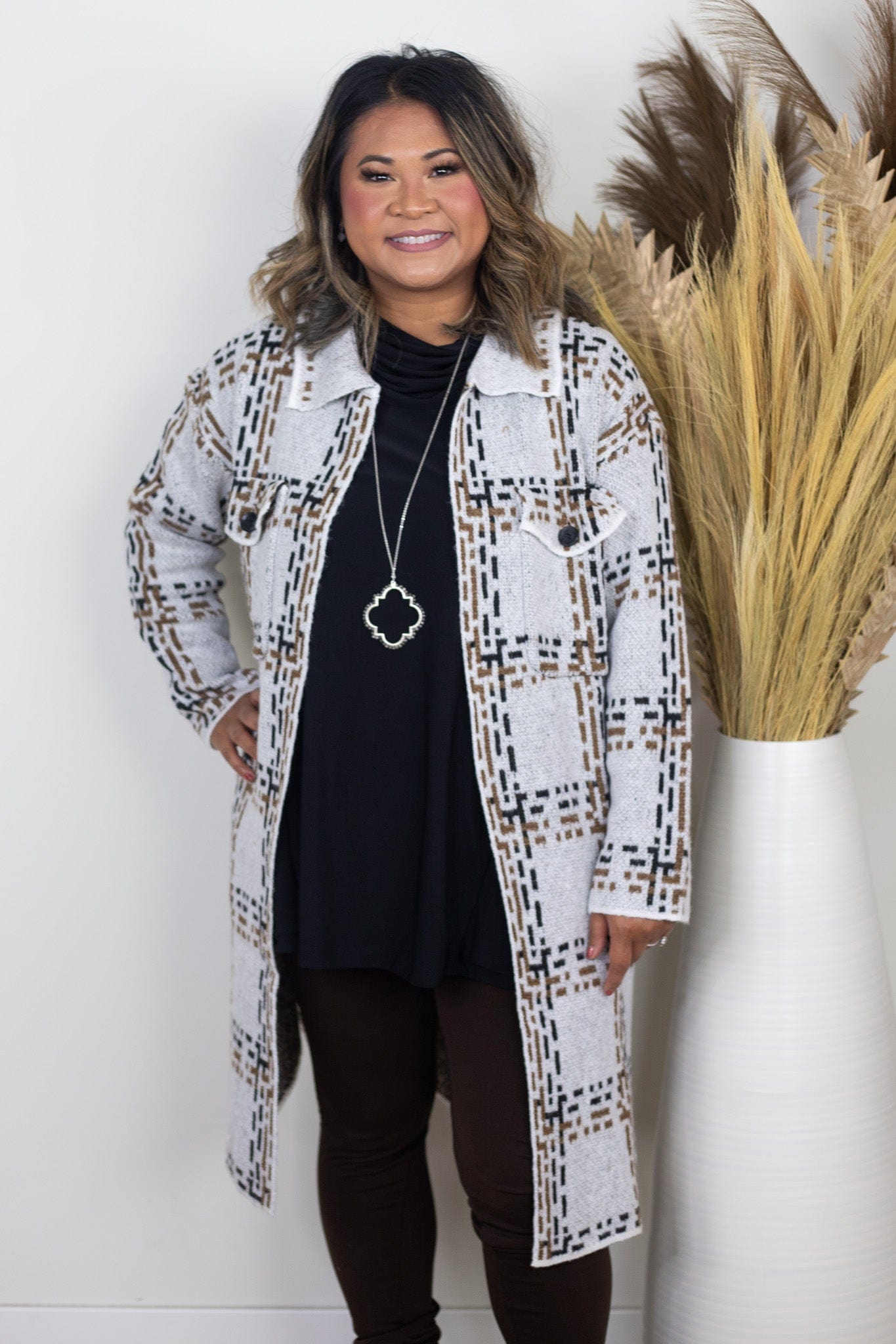 Oatmeal Stitch Cardigan