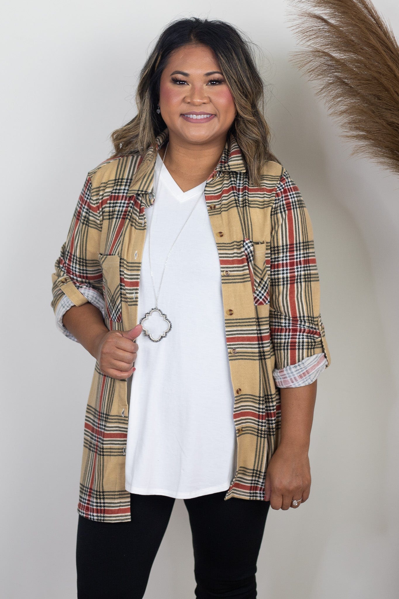 Rustic Plaid Cozy Shirt