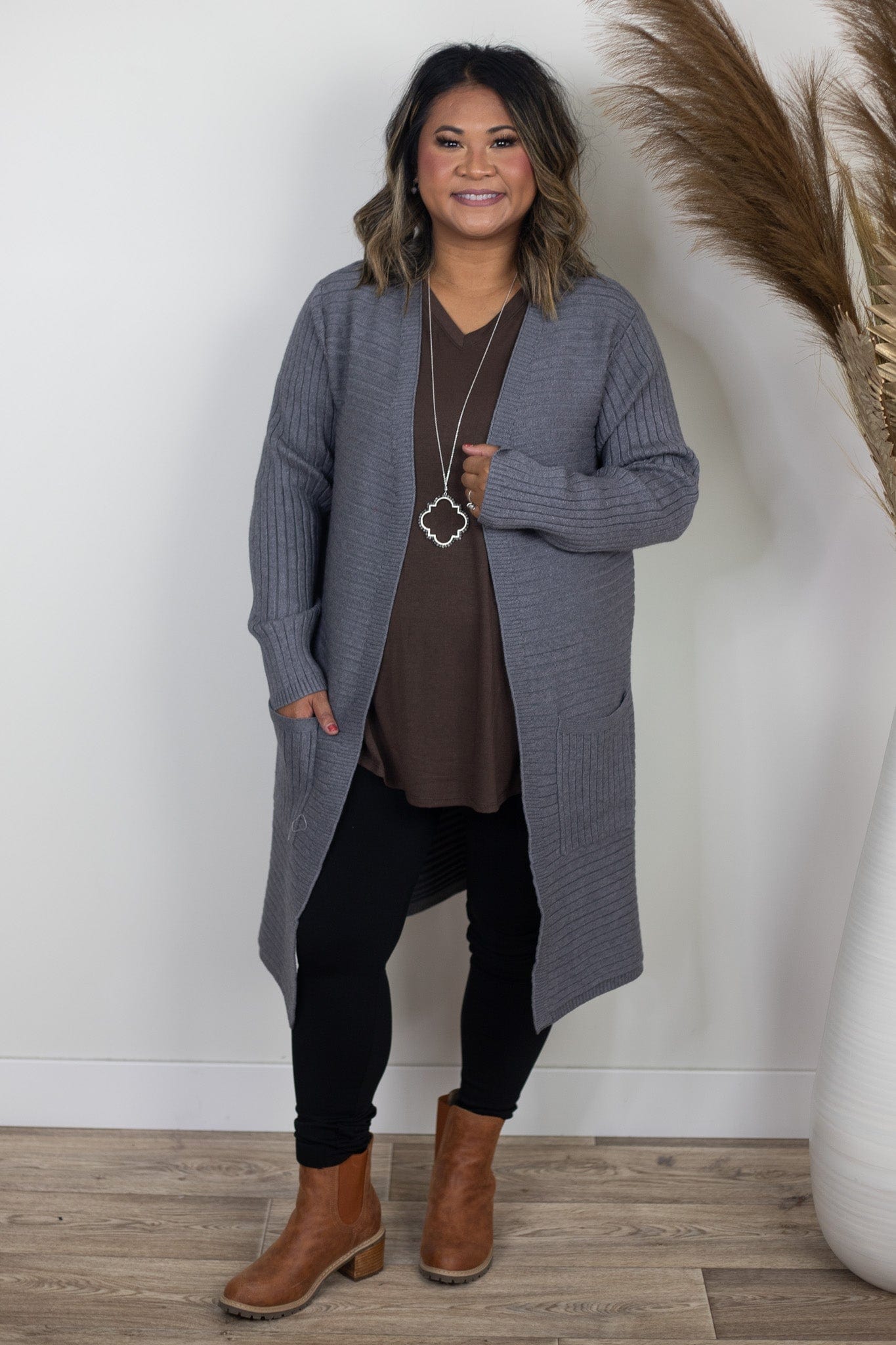 Grey Softest Cardigan