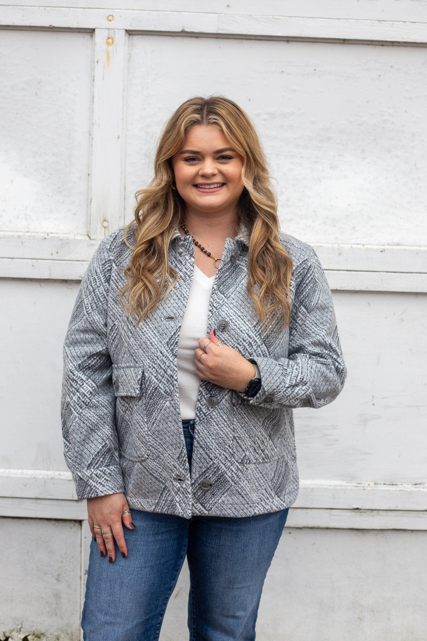 Heathered Shacket