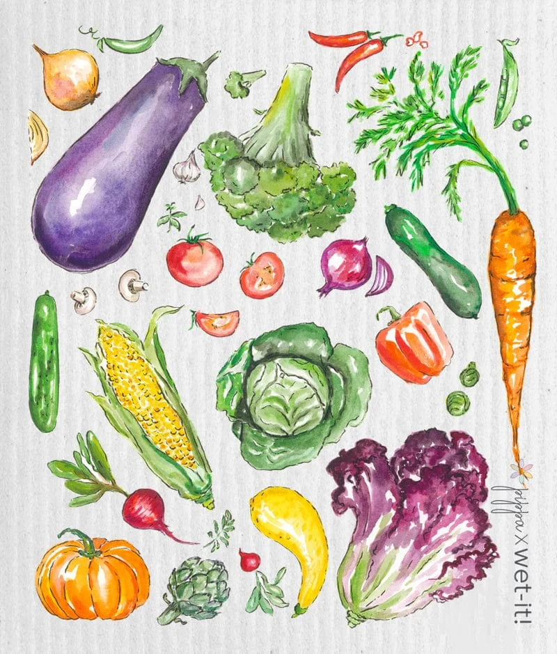 Pippa Verde Veggie Wet-It Towel