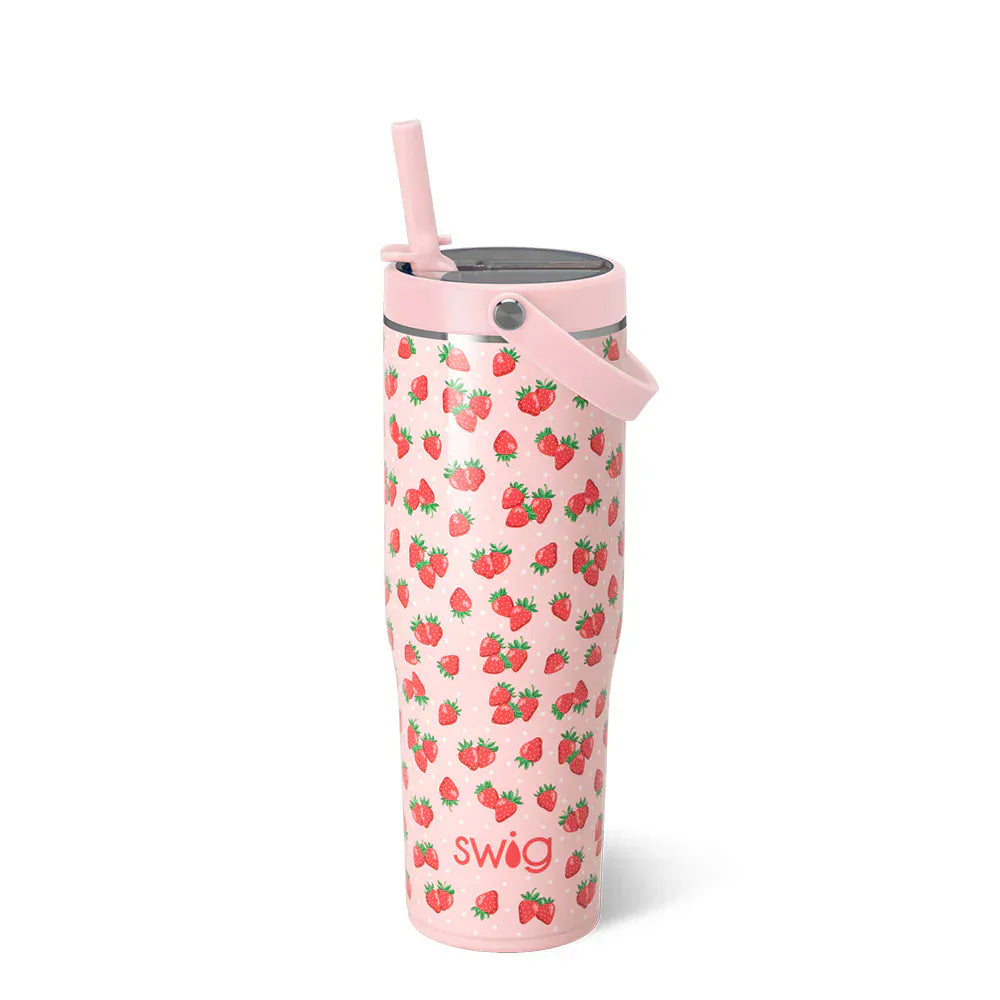 30oz Leakproof To-Go Tumbler - Strawberry Shortcake