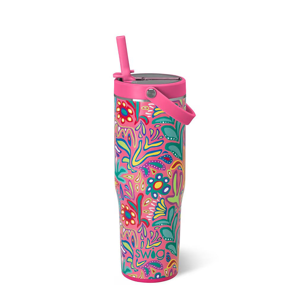 30oz To Go Tumbler - Flora Rose