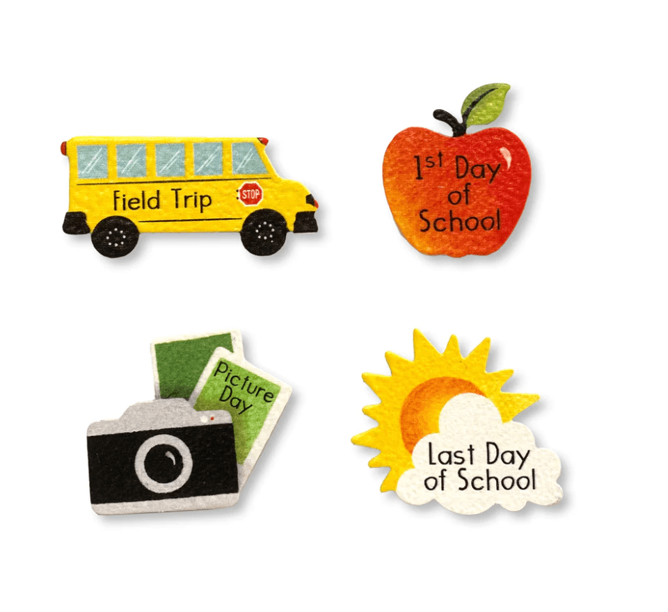 School Days Calendar Magnets S/4