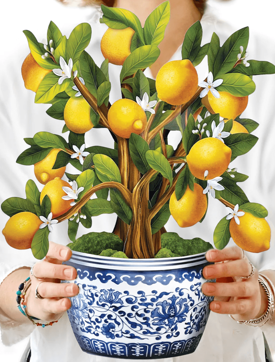 Lemon Blossom Tree Card