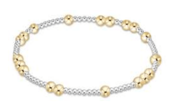 Hope Unwritten 4mm Bead Bracelet - Mixed Metal