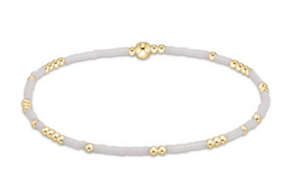 Hope Unwritten Bracelet - White