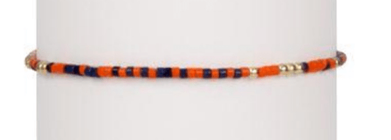 Gameday Hope Unwritten Bracelet - Bright Orange Matte Navy