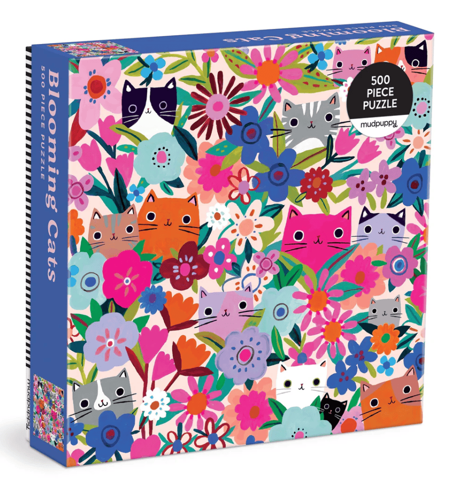 Blooming Cats 500 Piece Family Puzzle