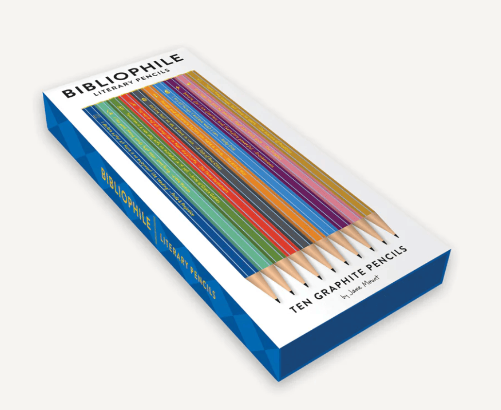 Bibliophile Literary Pencils