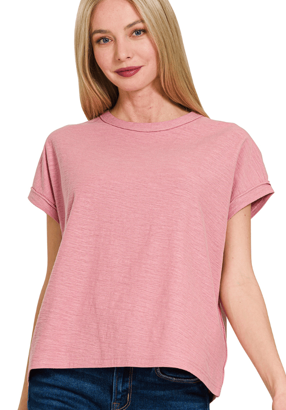 Light Rose Soft Cotton Tee