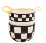 Black & White Check Tidbit Bowls