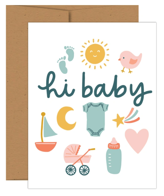 Hi Baby Greeting Card