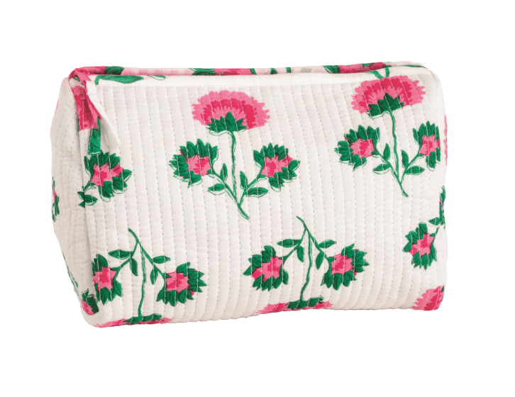White Peony Block Print Case
