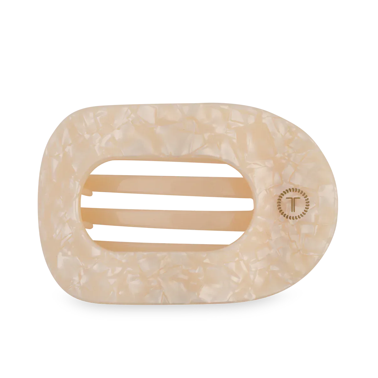Soft Surf Large Flat Round Hair Clip