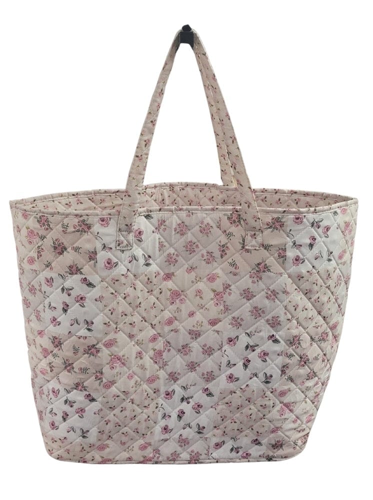 Garden Of Roses Quilted Tote