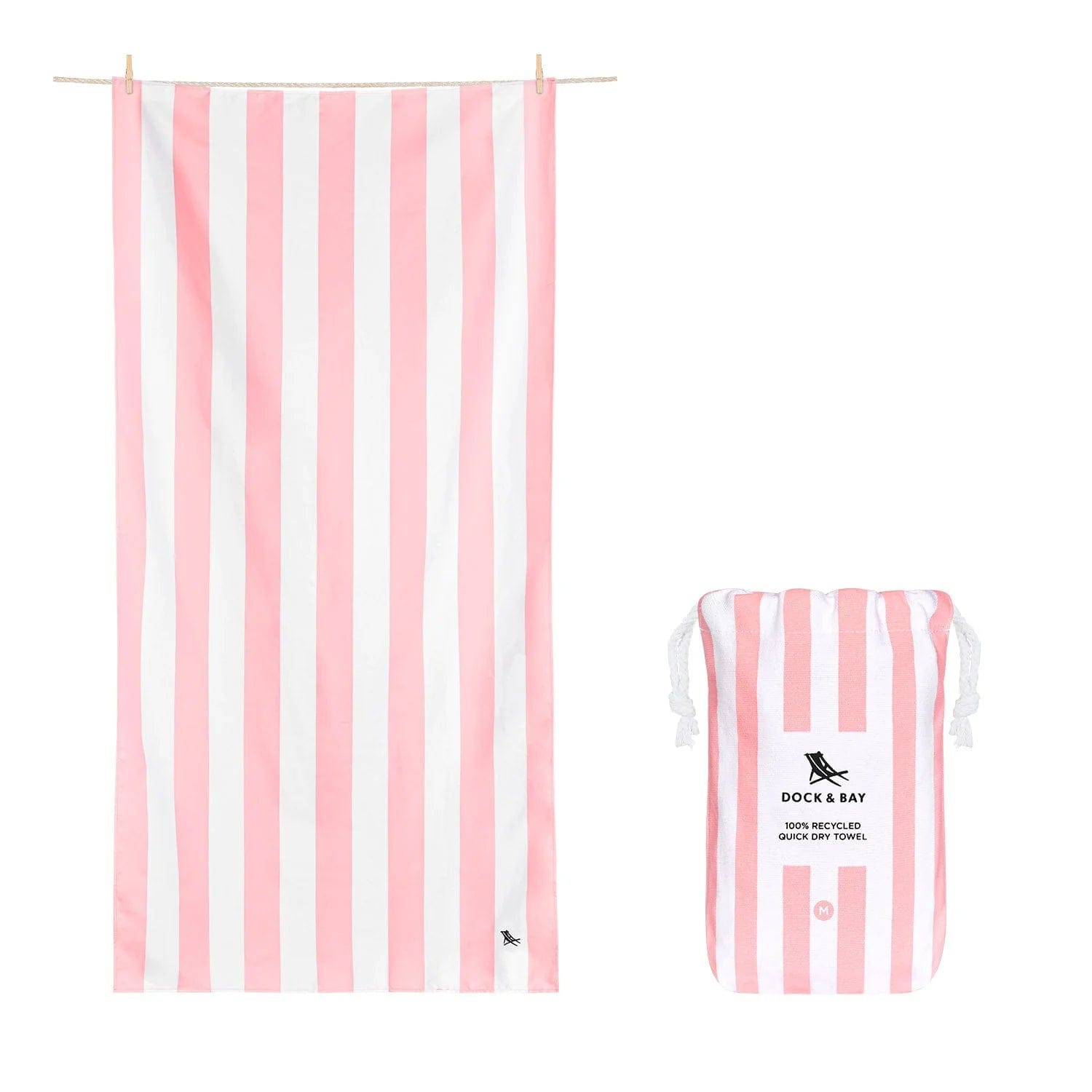 Quick Dry Towel - Cabana Collection Malibu Pink