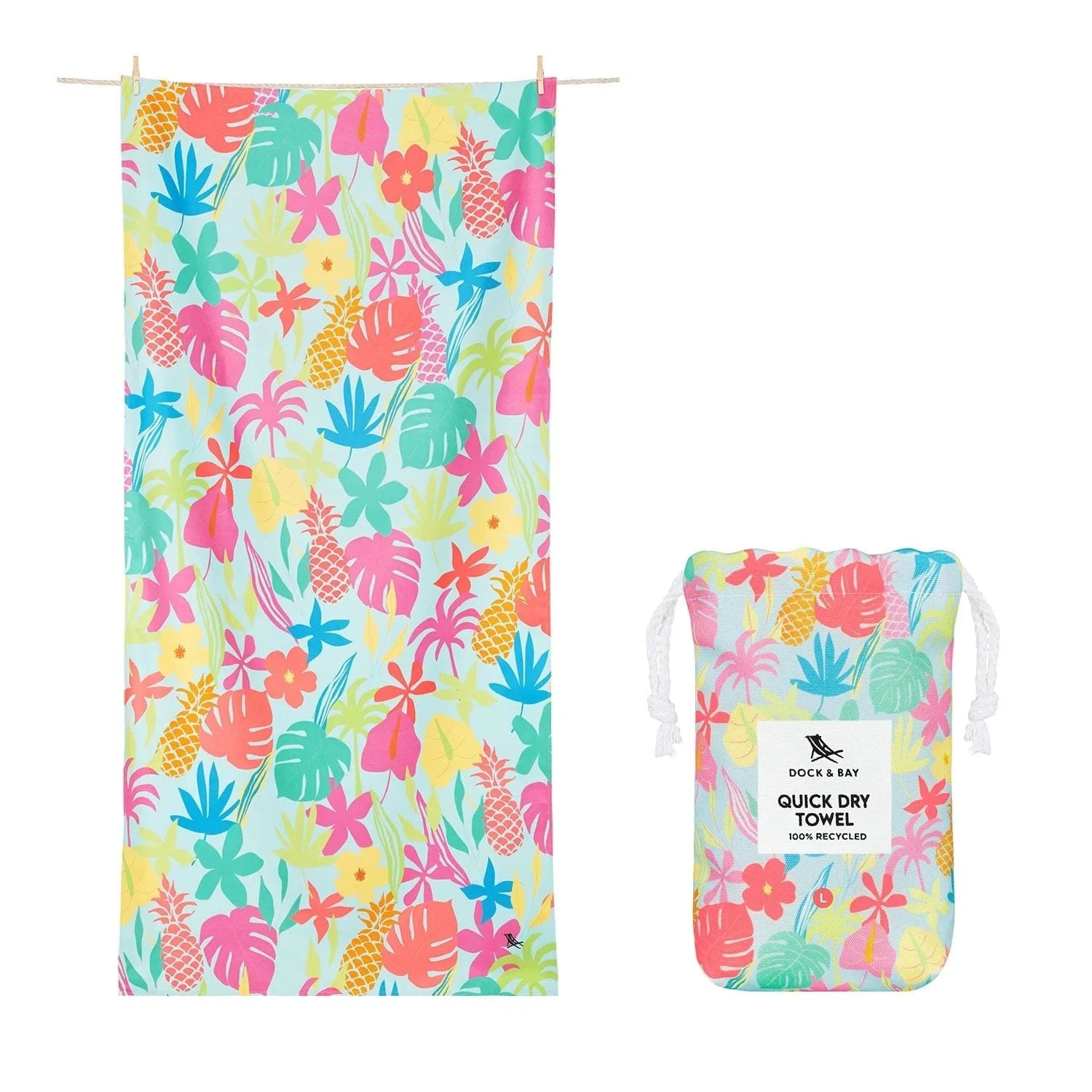 Quick Dry Towel - Aloha Glow XL