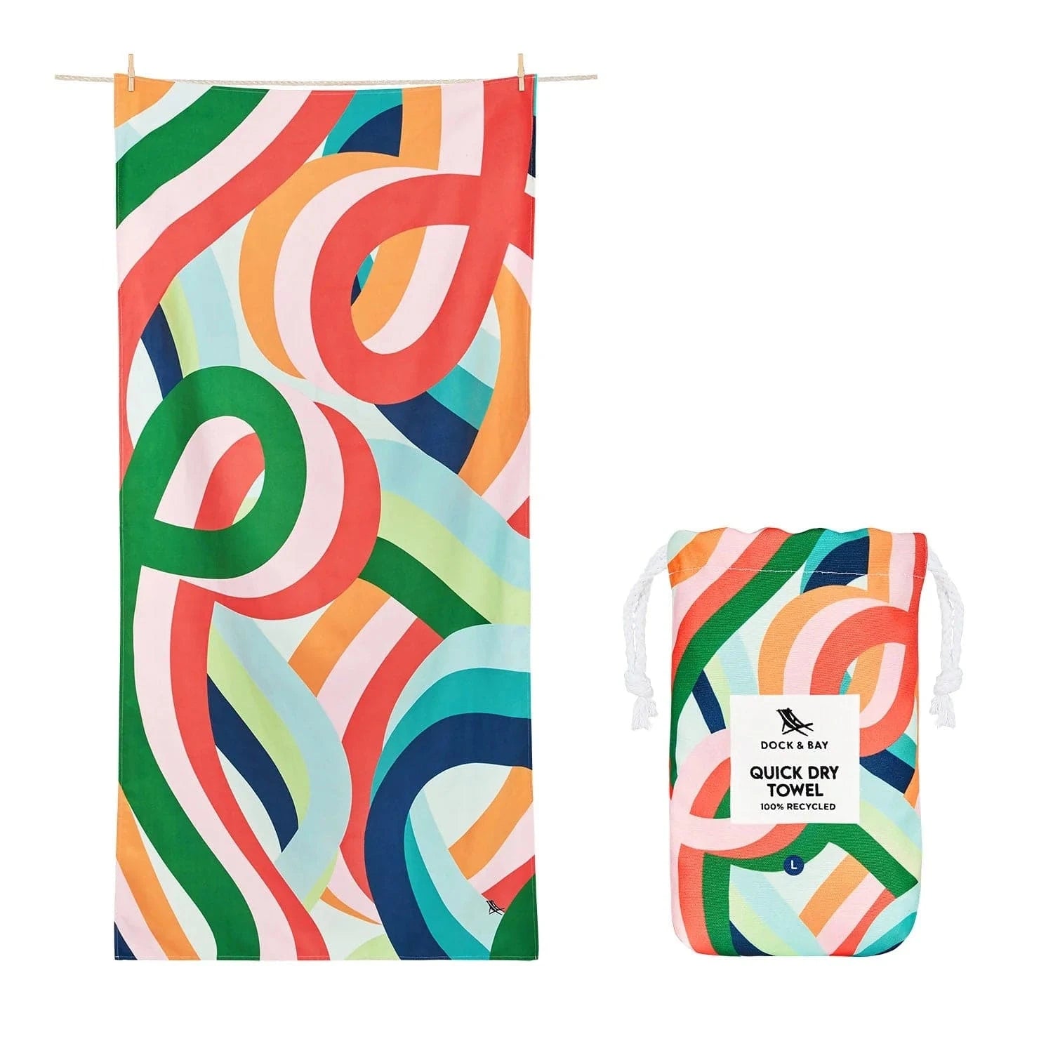 Quick Dry Towel - Fruit Loops XL