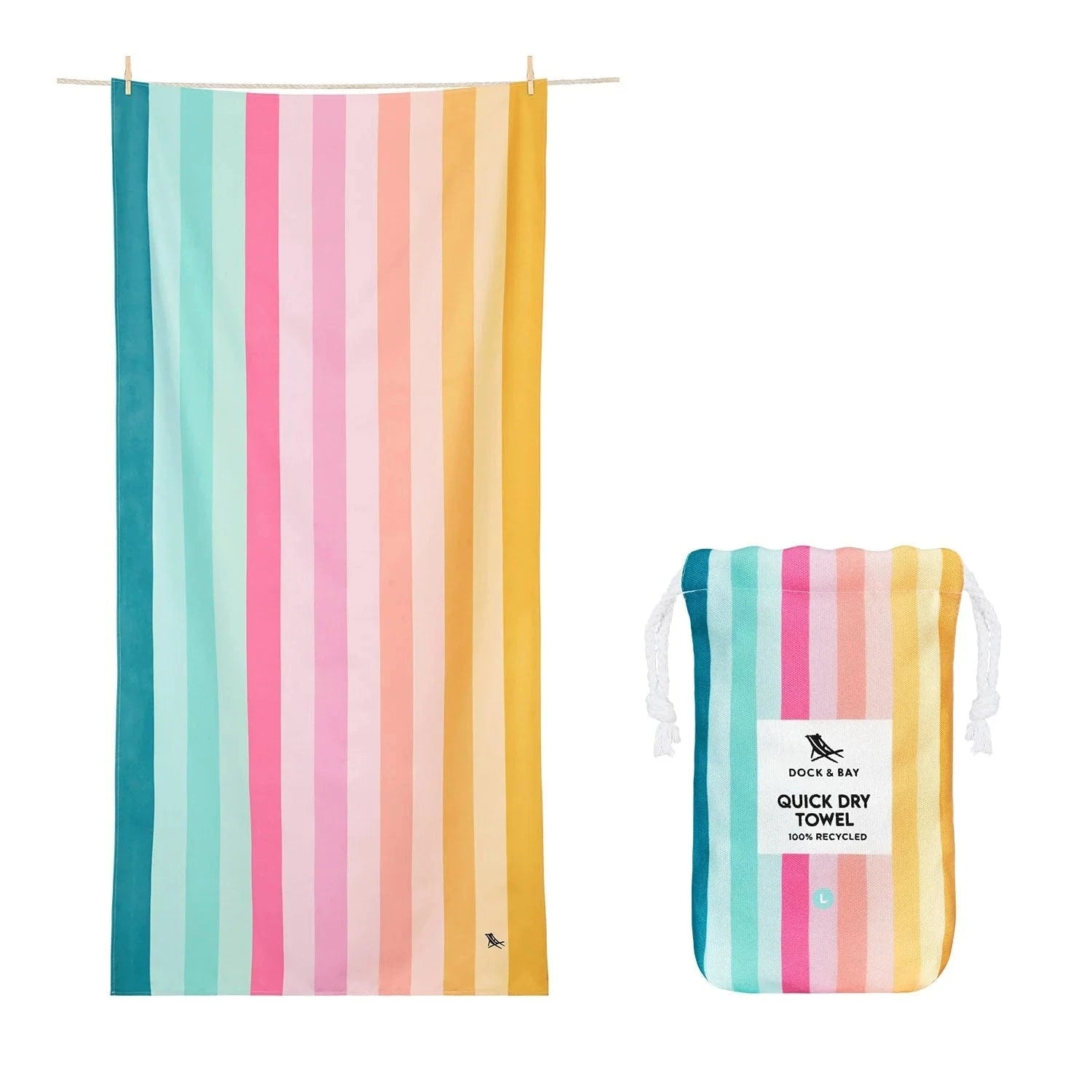 Quick Dry Towel - Coastal Candy XL