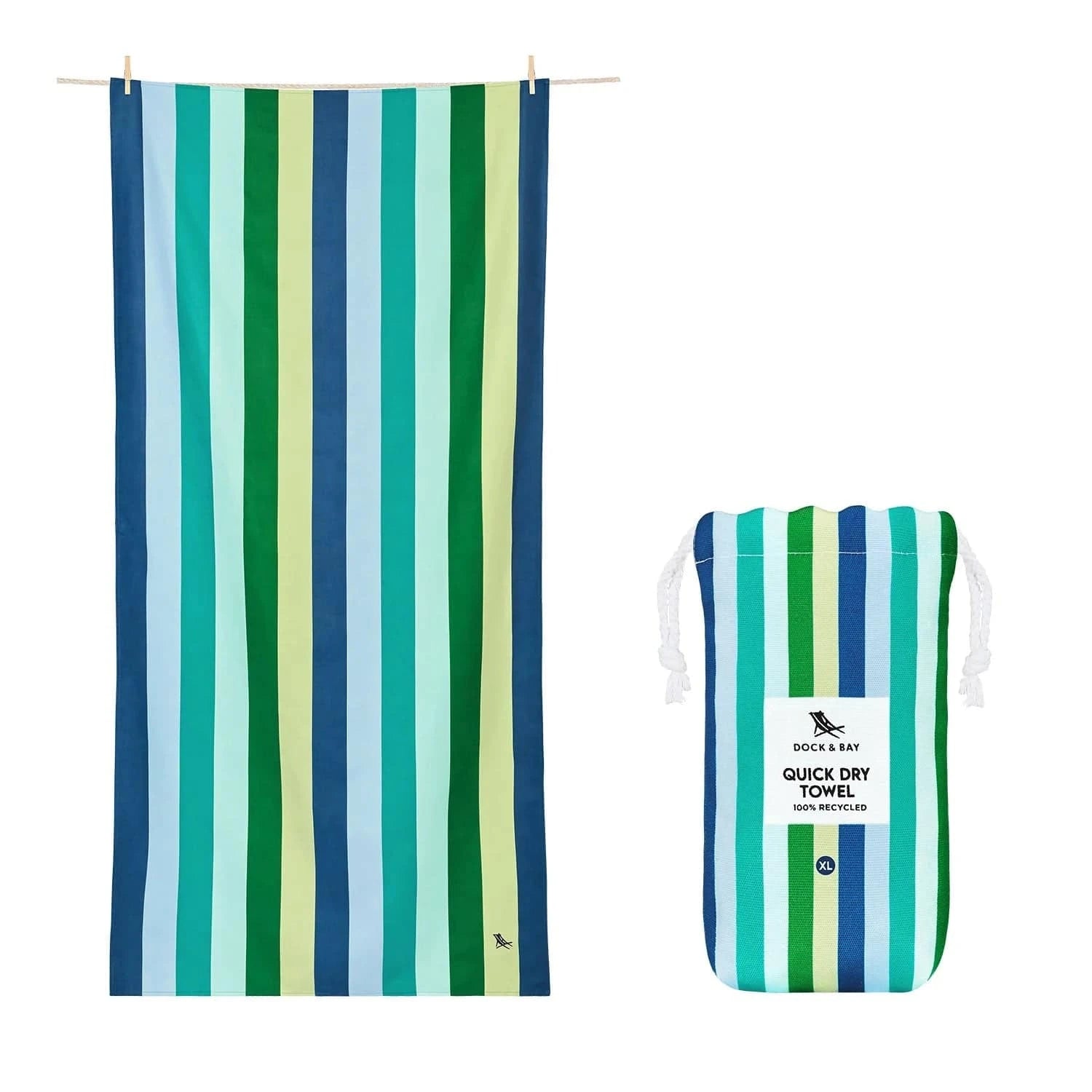 Quick Dry Towel - Cool Lagoon XL