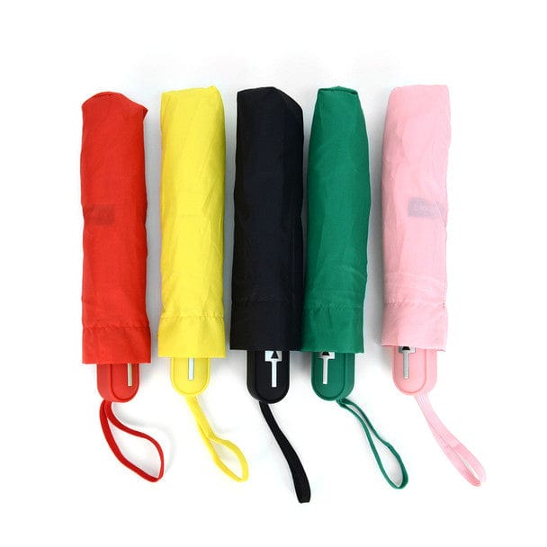 Blue Compact Folding Umbrella