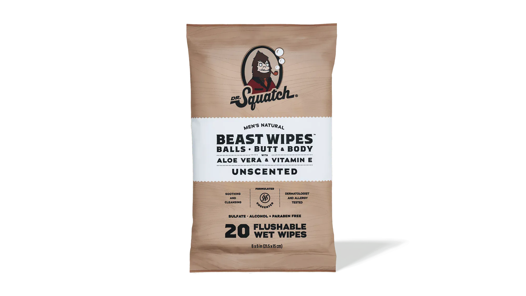 Dr Squatch - Beast Wipes Unscented