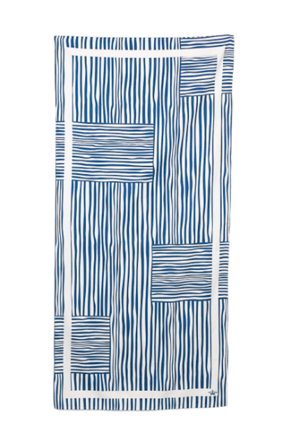 Fiji Stripe Beach Towel Royal
