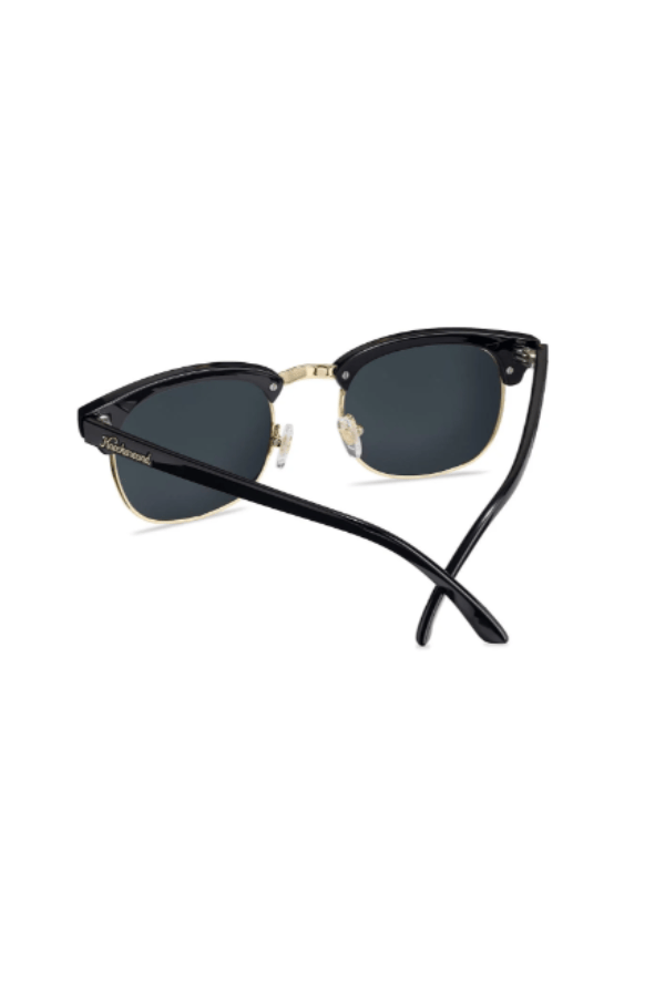 Glossy Black & Gold Brooklines Sunglasses