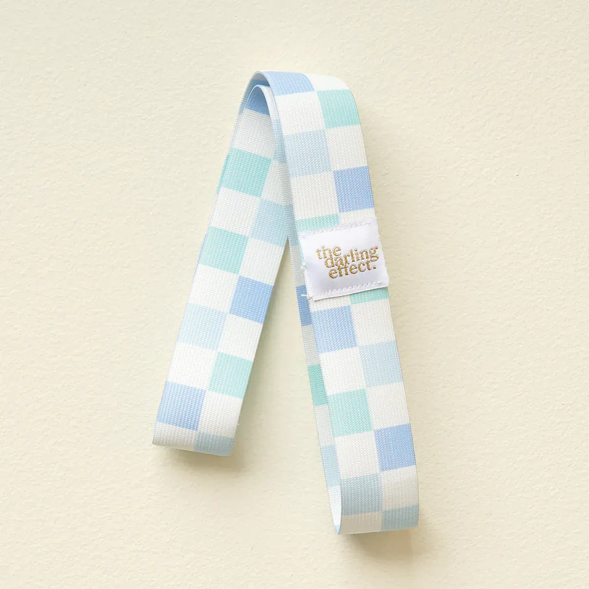Stay Put Towel Band - Check Blue