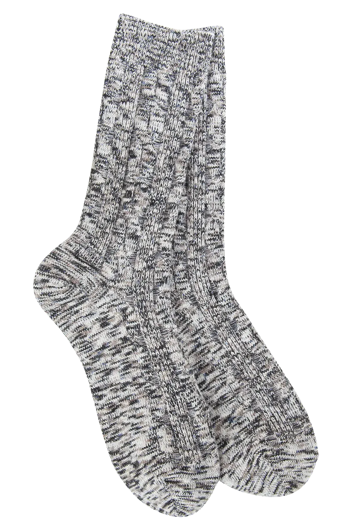 World's Softest Lt Wt Cable Crew - Nightfall Multi