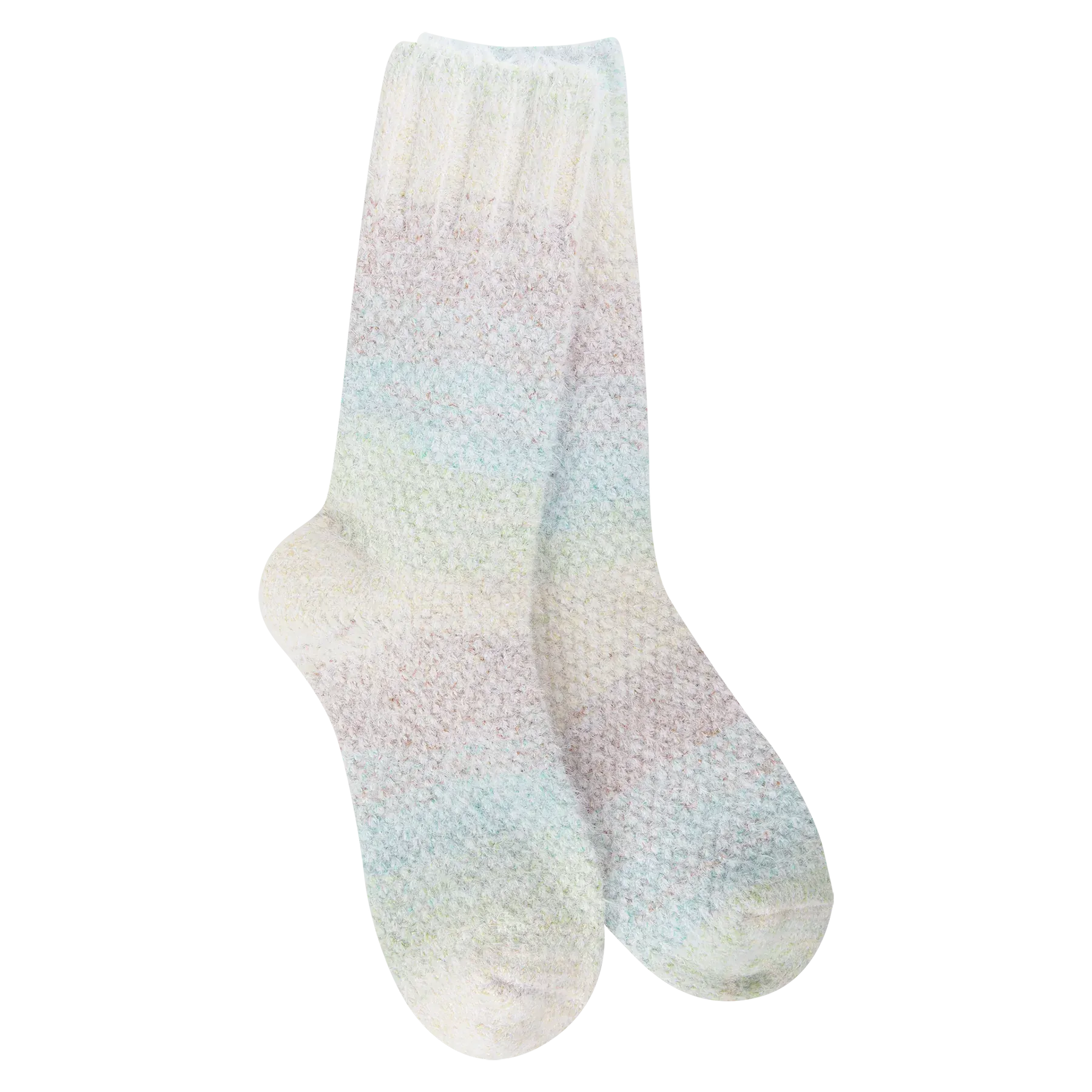 World's Softest Weekend Ombre Feather Crew - Blue Raspberry